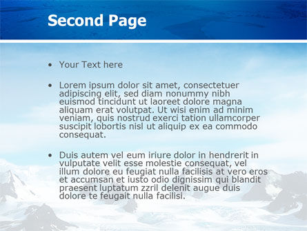Modèle PowerPoint de alaska, Diapositive 2, 03084, Nature / Environnement — PoweredTemplate.com