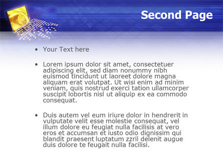Modello PowerPoint - Net globe, Slide 2, 03101, Tecnologia e Scienza — PoweredTemplate.com