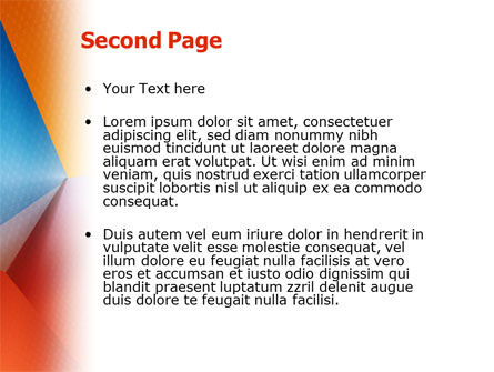 Modello PowerPoint - Angoli colorati, Slide 2, 03138, Astratto/Texture — PoweredTemplate.com