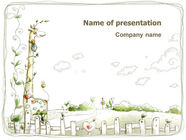 Childish Art PowerPoint Template