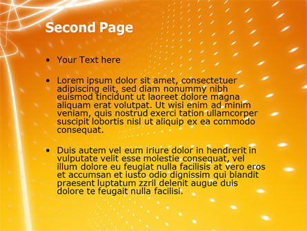 Lichten PowerPoint Template, Dia 2, 03173, Abstract/Textuur — PoweredTemplate.com
