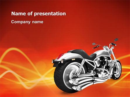 Bike PowerPoint Template, Free PowerPoint Template, 03188, Cars and Transportation — PoweredTemplate.com