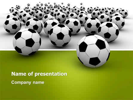 Fußballmeisterschaft PowerPoint Vorlage, Kostenlos PowerPoint-Vorlage, 03192, Sport — PoweredTemplate.com
