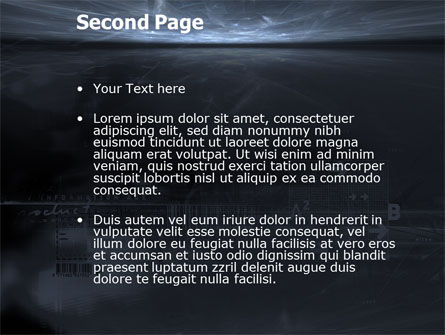 Cyberspace PowerPoint Template, Dia 2, 03260, Abstract/Textuur — PoweredTemplate.com