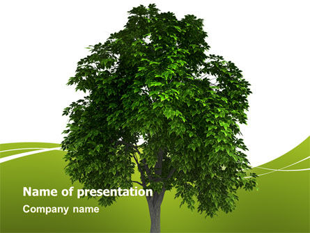 World Tree PowerPoint Template, Free PowerPoint Template, 03271, Nature & Environment — PoweredTemplate.com