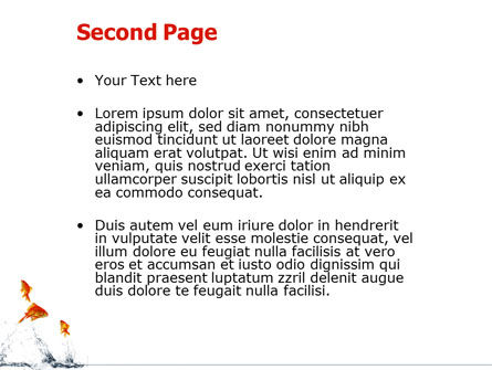 Templat PowerPoint Melompat Ikan Mas, Slide 2, 03286, Binatang dan Hewan — PoweredTemplate.com