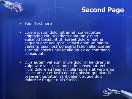 Cyborgs PowerPoint Template, Slide 2, 03287, Technology and Science — PoweredTemplate.com