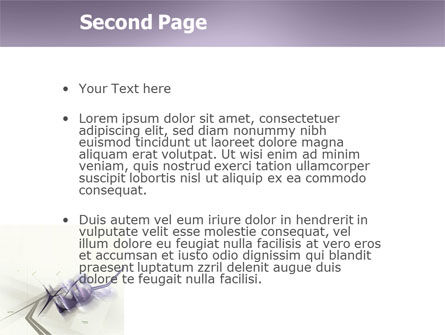 Light Purple PowerPoint Template, Slide 2, 03309, Abstract/Textures — PoweredTemplate.com