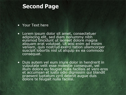 滑板运动员以绿色的颜色PowerPoint模板, 幻灯片 2, 03310, 运动的 — PoweredTemplate.com