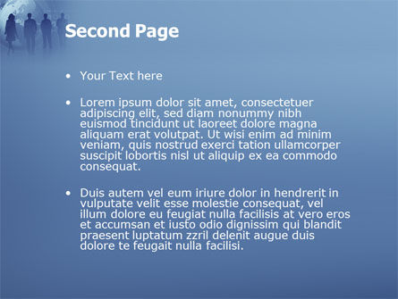 Modèle PowerPoint de silhouettes des gens, Diapositive 2, 03312, Mondial — PoweredTemplate.com