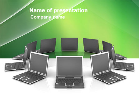 Templat PowerPoint Jaringan Bisnis, Gratis Templat PowerPoint, 03336, Teknologi dan Ilmu Pengetahuan — PoweredTemplate.com