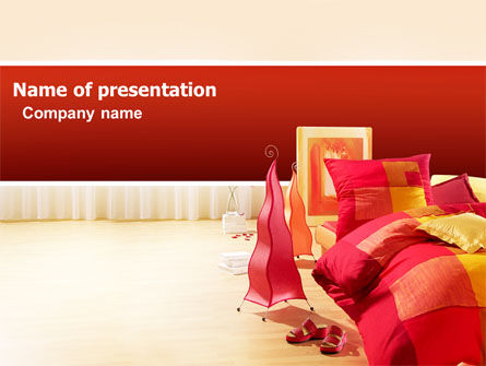 Bedroom PowerPoint Template, Free PowerPoint Template, 03345, Careers/Industry — PoweredTemplate.com