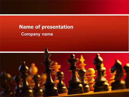 Strategy Game PowerPoint Template, Free PowerPoint Template, 03405, Sports — PoweredTemplate.com