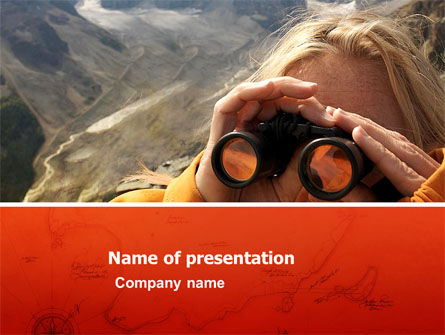 Observation Area PowerPoint Template, Free PowerPoint Template, 03417, Sports — PoweredTemplate.com