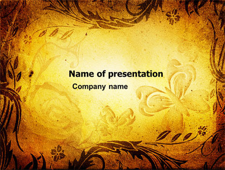 Fairy Tale PowerPoint Template, Free PowerPoint Template, 03523, Abstract/Textures — PoweredTemplate.com