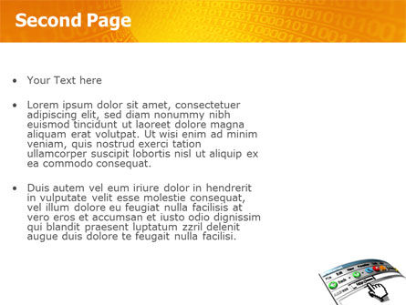 Browser PowerPoint Template, Slide 2, 03548, Technology and Science — PoweredTemplate.com