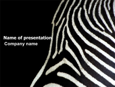 Stripes PowerPoint Template, Free PowerPoint Template, 03564, Animals and Pets — PoweredTemplate.com