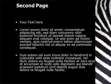 Stripes PowerPoint Template, Slide 2, 03564, Animals and Pets — PoweredTemplate.com