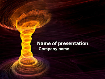 Whirlwind PowerPoint Template, Free PowerPoint Template, 03583, Technology and Science — PoweredTemplate.com