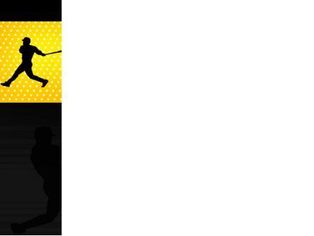 Honkbalknuppel Hit PowerPoint Template, Dia 3, 03612, Sport — PoweredTemplate.com