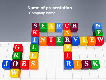 Job Benefits PowerPoint Template, Free PowerPoint Template, 03621, Education & Training — PoweredTemplate.com