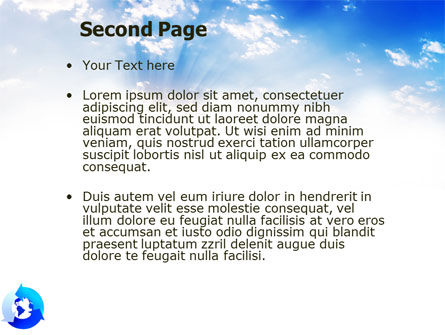 Templat PowerPoint Daur Ulang Global, Slide 2, 03628, Global — PoweredTemplate.com