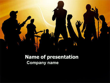 合奏PowerPoint模板, 免费 PowerPoint模板, 03657, 职业/行业 — PoweredTemplate.com
