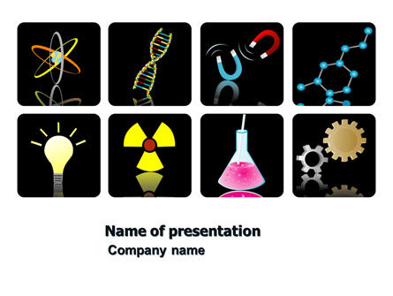 Study Of Natural Sciences PowerPoint Template, Free PowerPoint Template, 03661, Technology and Science — PoweredTemplate.com