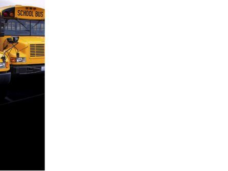 Plantilla de PowerPoint - línea de autobús escolar, Diapositiva 3, 03667, Coches y transporte — PoweredTemplate.com