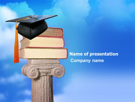 University Education PowerPoint Template, 03680, Education & Training — PoweredTemplate.com
