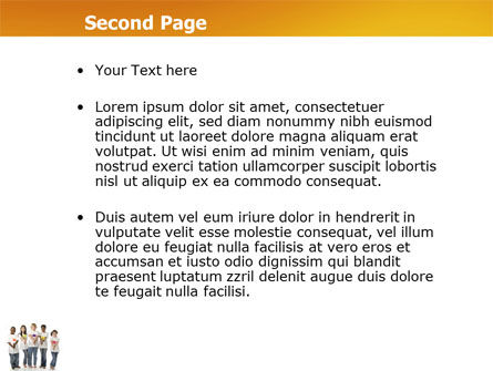 Templat PowerPoint Bunga Hidup, Slide 2, 03699, Manusia — PoweredTemplate.com