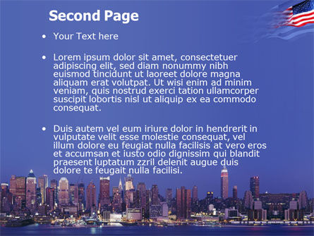 Templat PowerPoint Patriot Hari, Slide 2, 03725, Amerika — PoweredTemplate.com