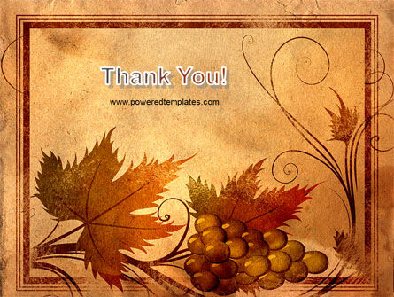 Autumn Theme in Light Brown PowerPoint Template, Backgrounds | 03734 ...