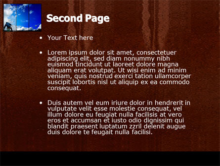 窗口PowerPoint模板, 幻灯片 2, 03737, 商业概念 — PoweredTemplate.com