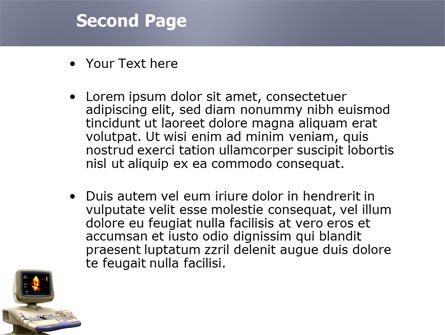 Modello PowerPoint - Ultrasuono, Slide 2, 03741, Medico — PoweredTemplate.com