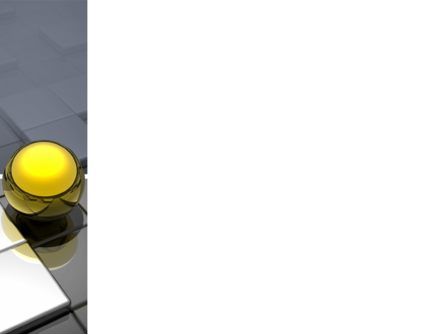 Plantilla de PowerPoint - bola amarilla, Diapositiva 3, 03747, Conceptos de negocio — PoweredTemplate.com