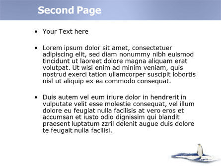 Modèle PowerPoint de manchot, Diapositive 2, 03751, Animaux de compagnie — PoweredTemplate.com