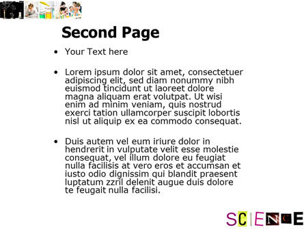Modello PowerPoint - La scienza a scuola, Slide 2, 03859, Tecnologia e Scienza — PoweredTemplate.com