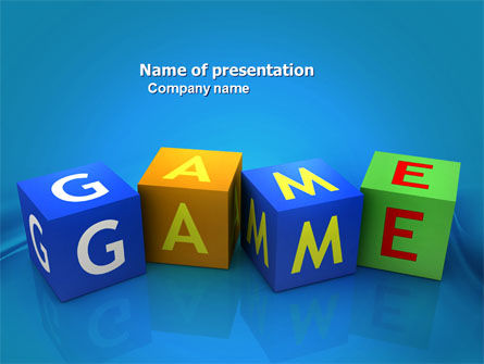 Game PowerPoint Template, Free PowerPoint Template, 03861, Education & Training — PoweredTemplate.com