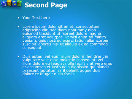 Game PowerPoint Template, Slide 2, 03861, Education & Training — PoweredTemplate.com