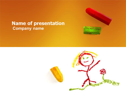 Drawing Chalk PowerPoint Template, Free PowerPoint Template, 03863, Education & Training — PoweredTemplate.com