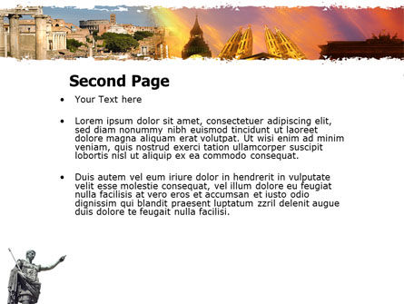 Caesar PowerPoint Template, Slide 2, 03886, Flags/International — PoweredTemplate.com