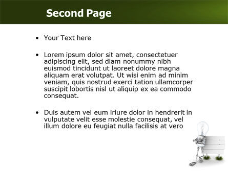 Templat PowerPoint Papan Ide, Slide 2, 03970, Konsultasi — PoweredTemplate.com