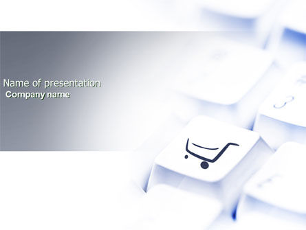 购物车PowerPoint模板, 免费 PowerPoint模板, 03998, 职业/行业 — PoweredTemplate.com