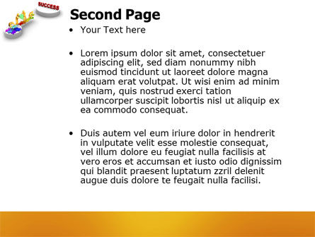 Modèle PowerPoint de pont vers le succès, Diapositive 2, 04006, Concepts commerciaux — PoweredTemplate.com