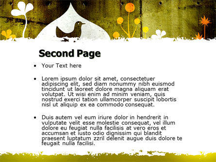 Templat PowerPoint Gratis Burung Di Hutan, Slide 2, 04015, Abstrak/Tekstur — PoweredTemplate.com