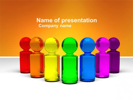 Plantilla de PowerPoint - juego de mesa juego de piezas, Gratis Plantilla de PowerPoint, 04031, Conceptos de negocio — PoweredTemplate.com