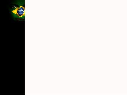 Modello PowerPoint - Volto di brasiliano, Slide 3, 04059, Bandiere/Mondo — PoweredTemplate.com