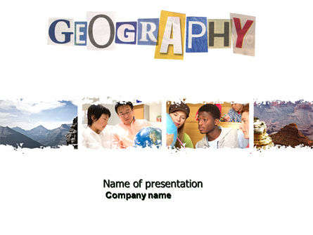 地理学オプションコース - PowerPointテンプレート, 無料 PowerPointテンプレート, 04060, Education & Training — PoweredTemplate.com