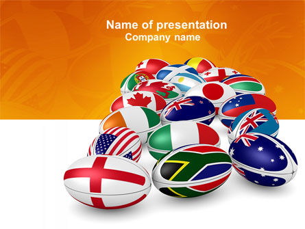 Union of Countries PowerPoint Template, Free PowerPoint Template, 04081, Flags/International — PoweredTemplate.com